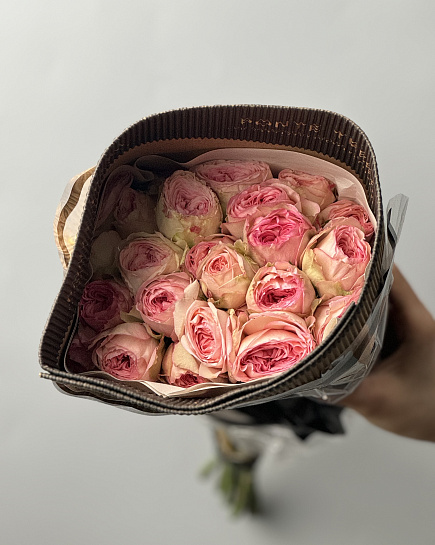 Bouquet of Shrub roses wholesale 1 pack (10 pcs) flowers delivered to Astana