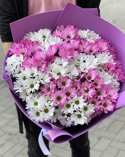 Bouquet of Vivid impression flowers delivered to Kostanay.