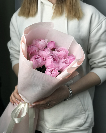 Bouquet of Peonies flowers delivered to Astana