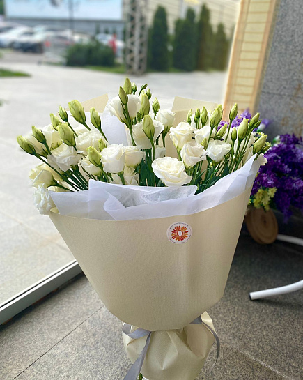 Bouquet of Bouquet of lisianthus (Eustoma) flowers delivered to Almaty