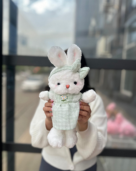 Bouquet of Bunny with bow 30cm flowers delivered to Astana