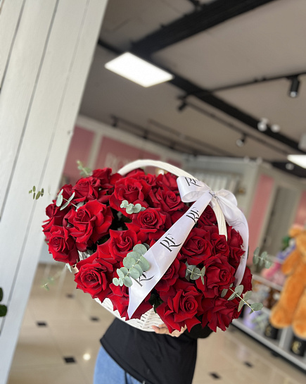 Bouquet of Large basket flowers delivered to Aktobe