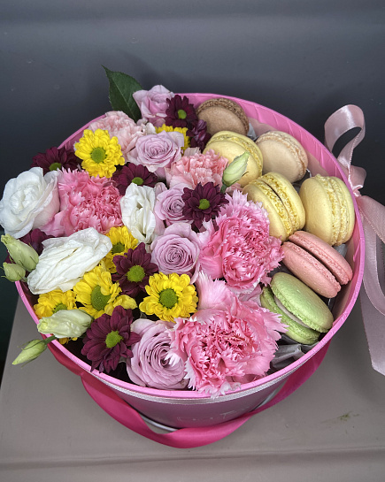 Bouquet of box of pasta flowers delivered to Rudniy