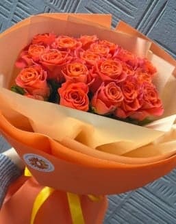 21 Оранжевых Роз с доставкой