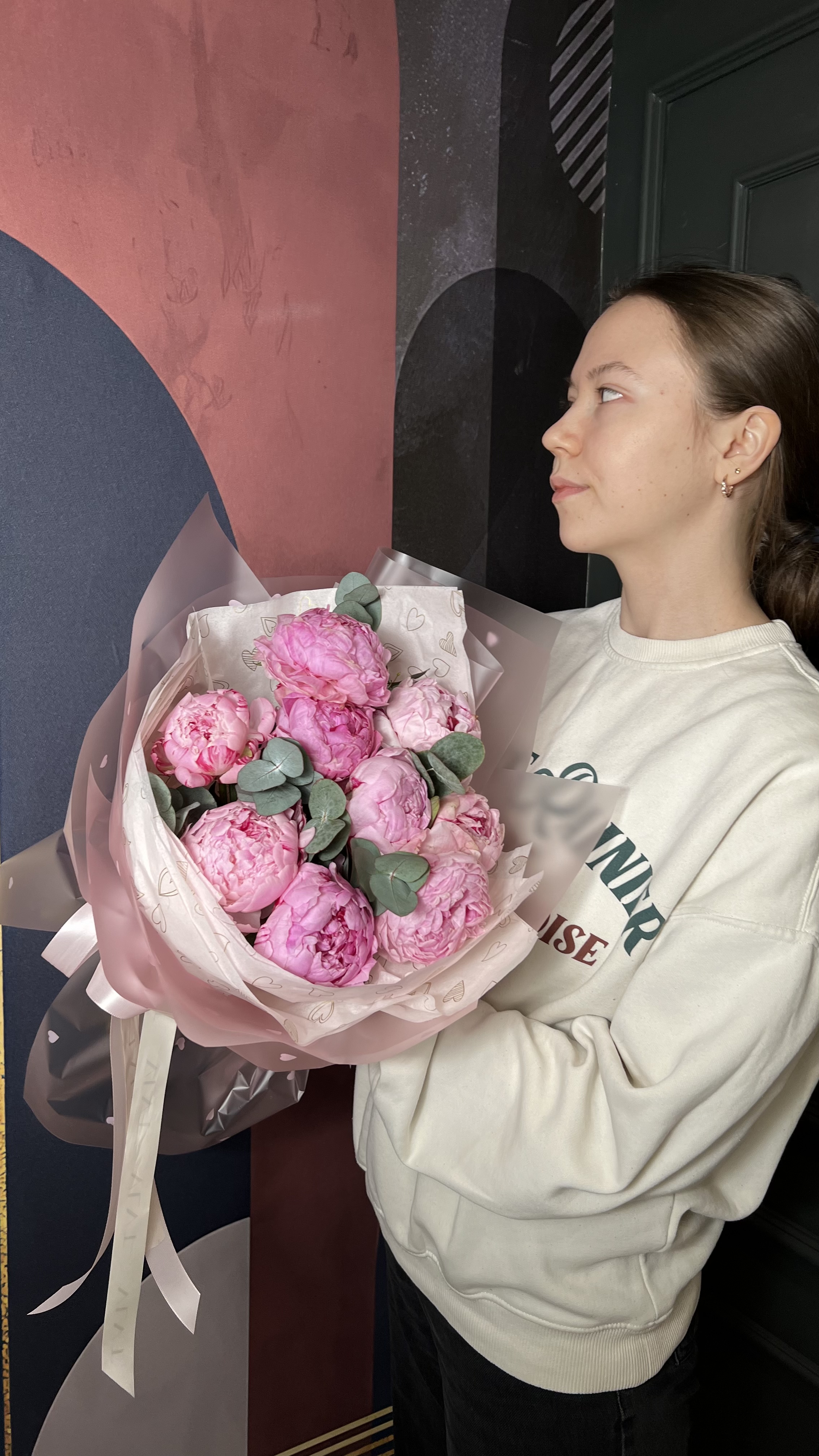 Bouquet of Pion S flowers delivered to Almaty