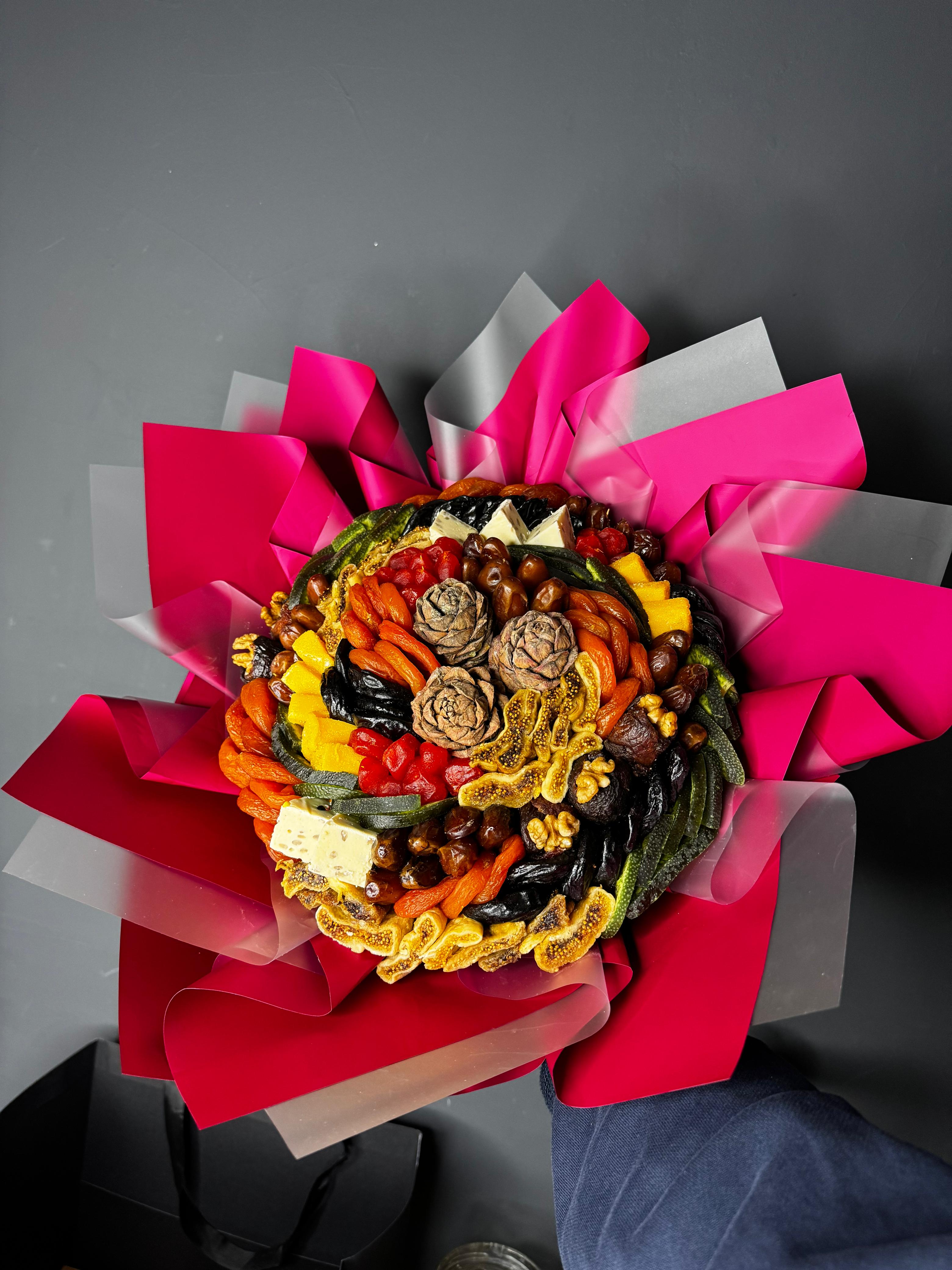 Bouquet of Bouquet of dried fruits flowers delivered to Astana
