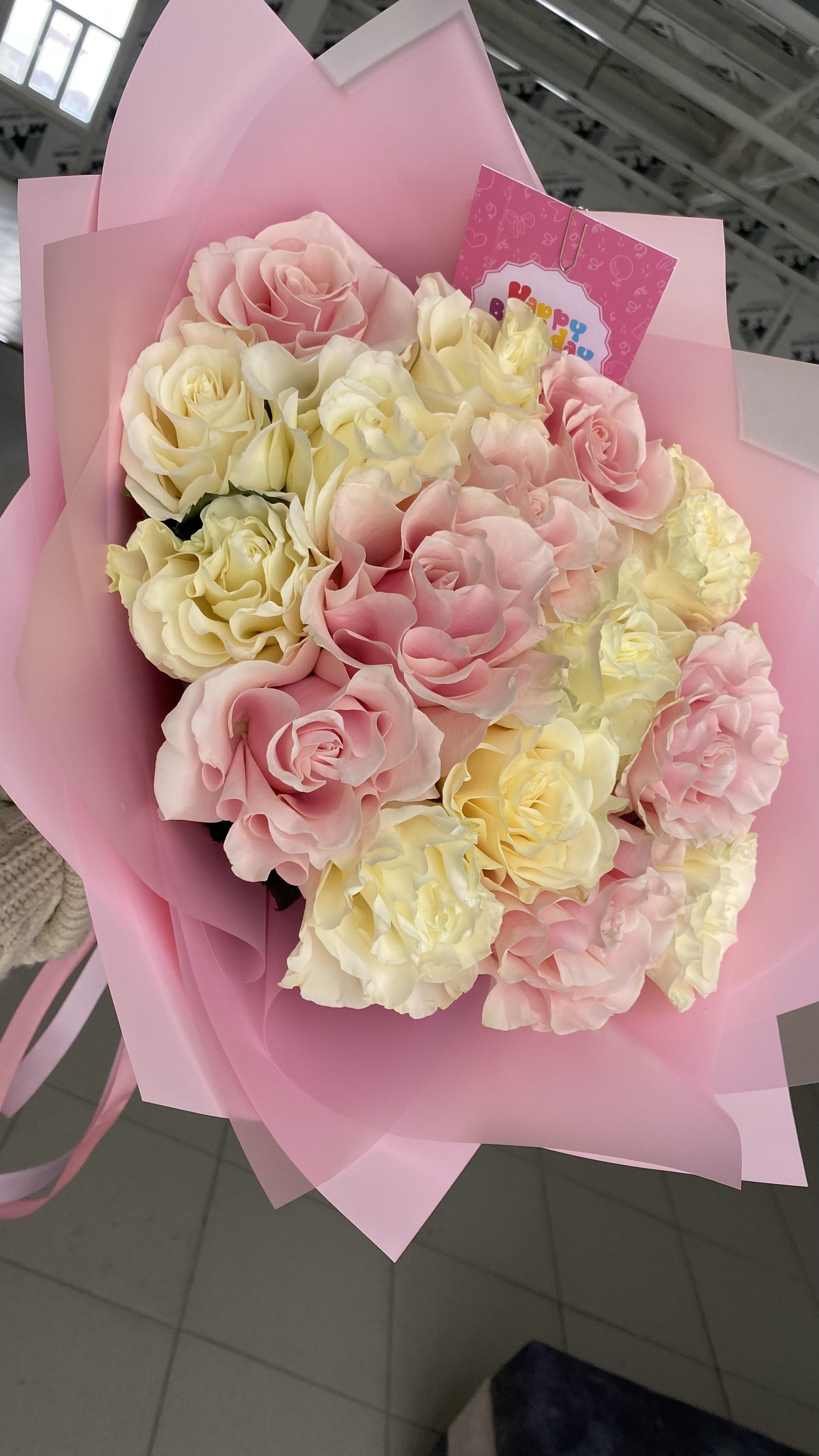 Bouquet of french roses flowers delivered to Uralsk