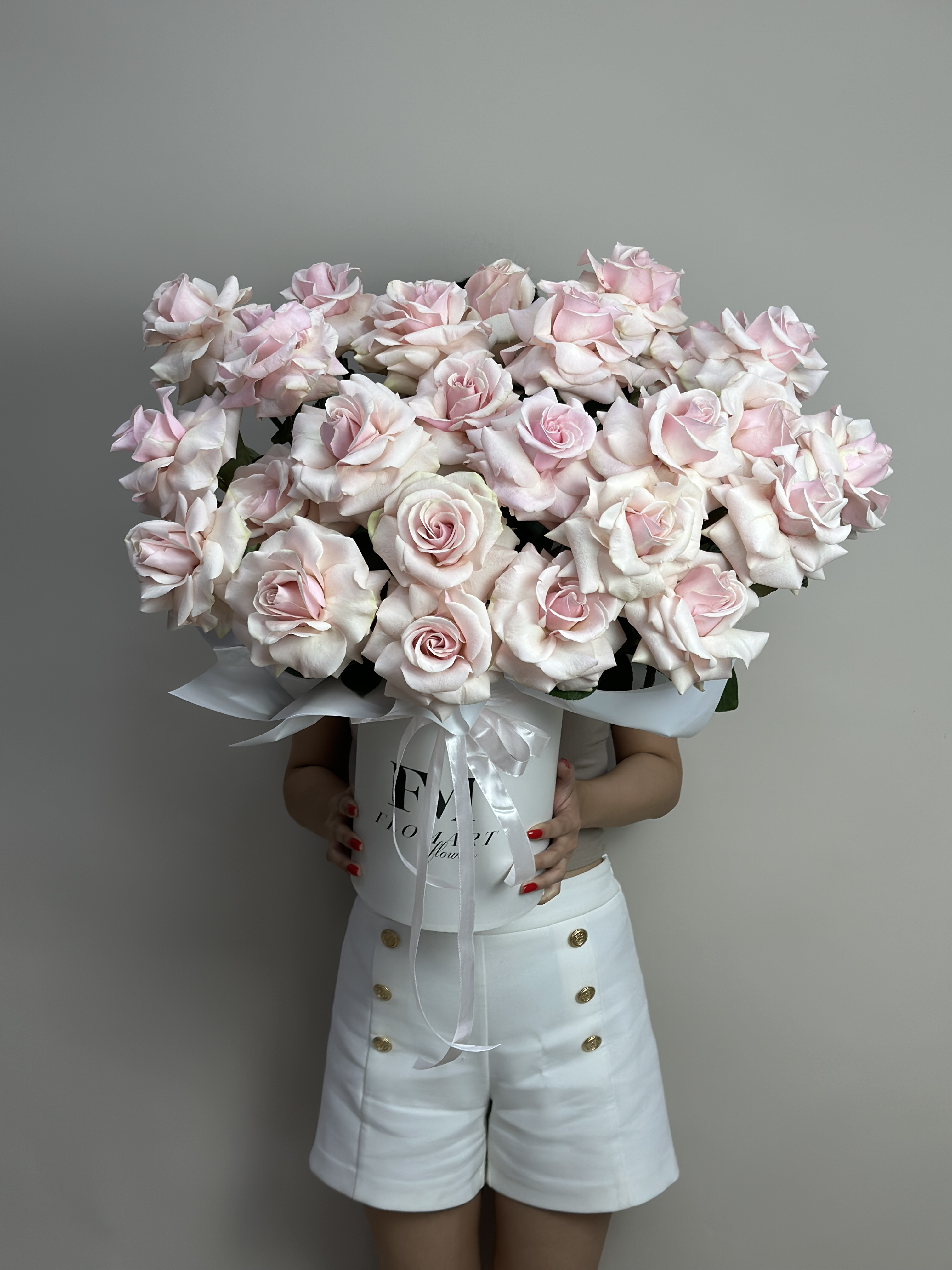 Bouquet of french rose flowers delivered to Astana