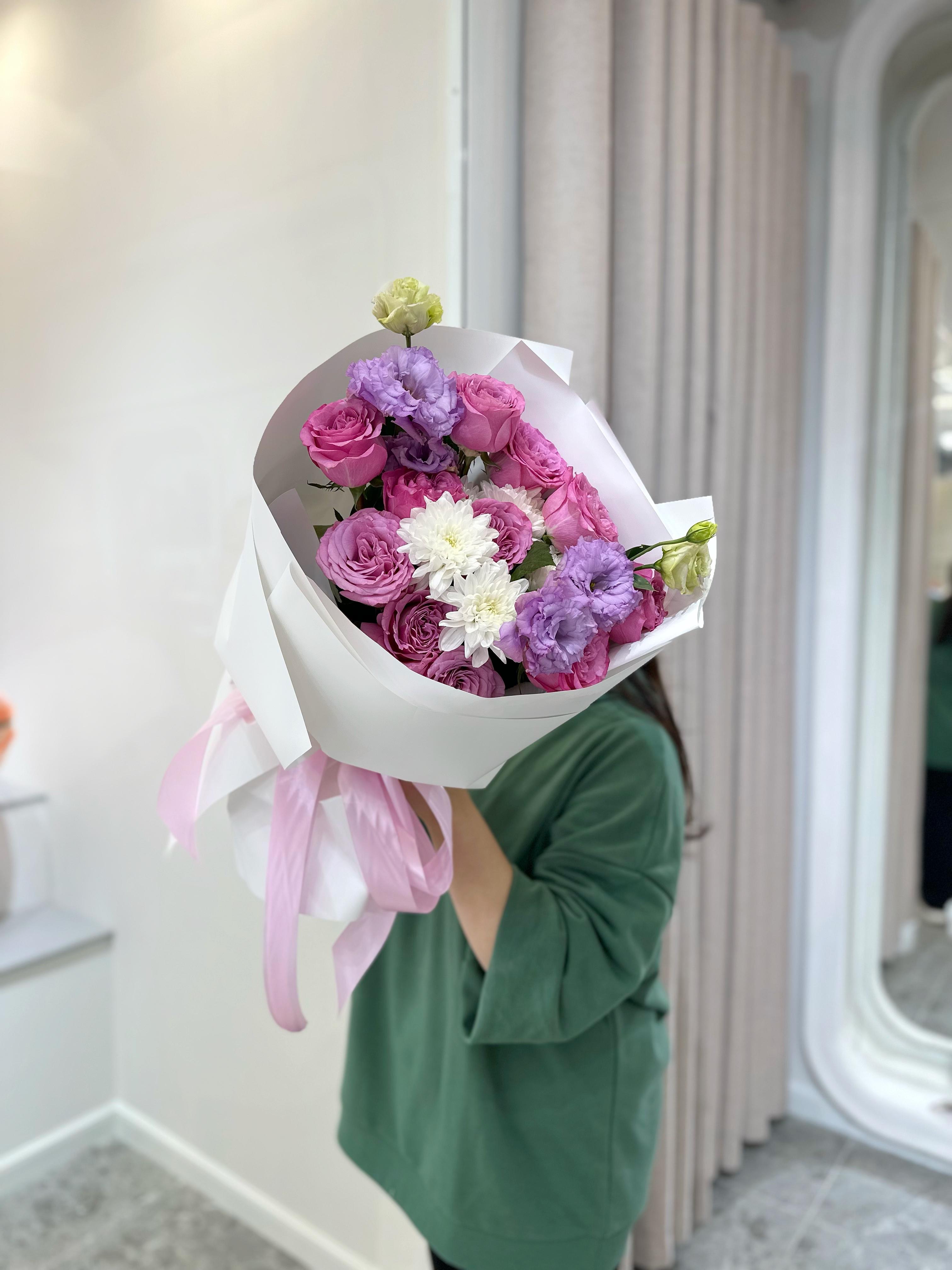 Bouquet of For her flowers delivered to Shymkent