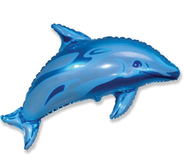 Шар фольгированный "Дельфин"