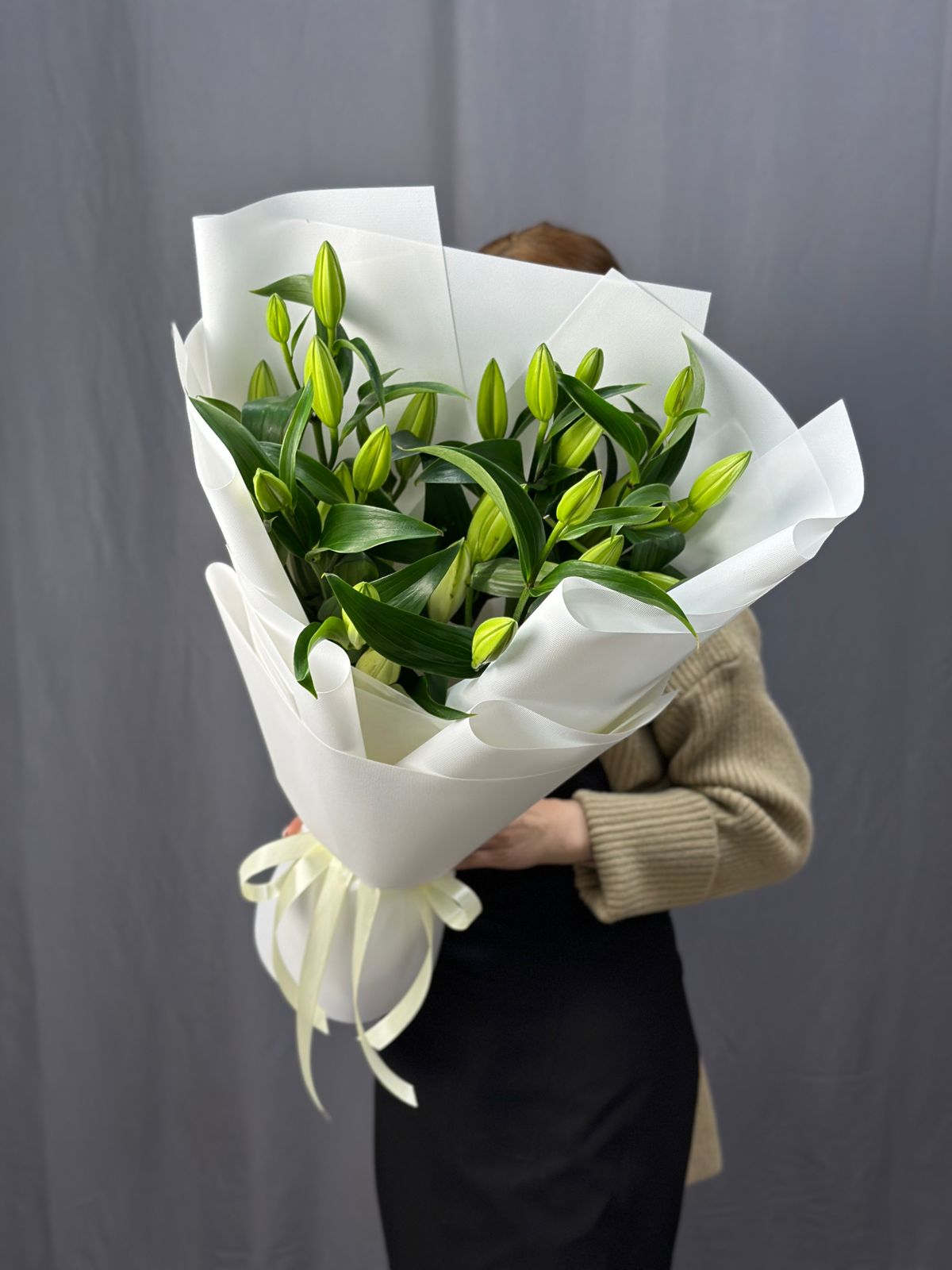Bouquet of Lilies S flowers delivered to Astana