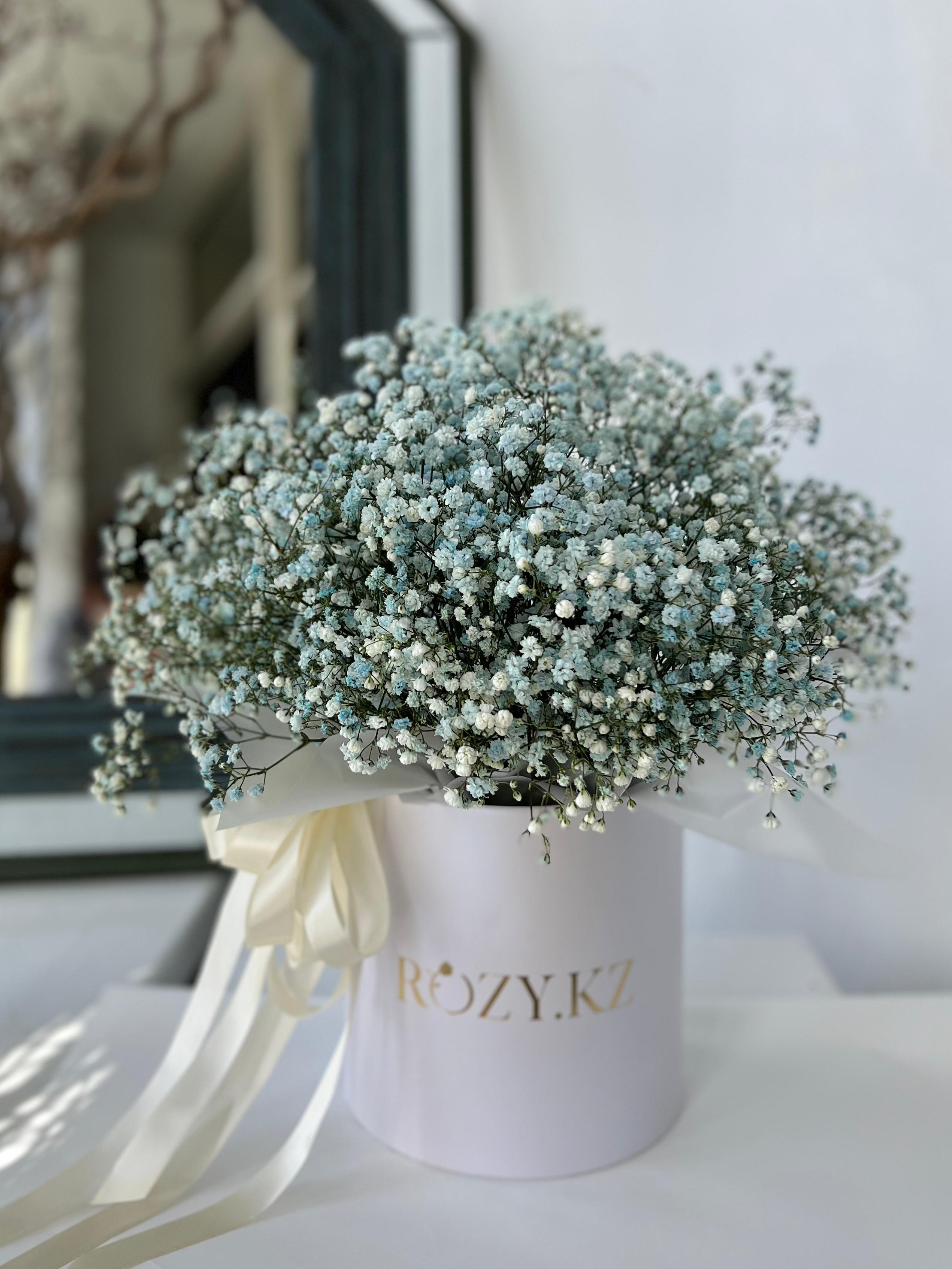 Bouquet of Composition M from gypsophila flowers delivered to Astana