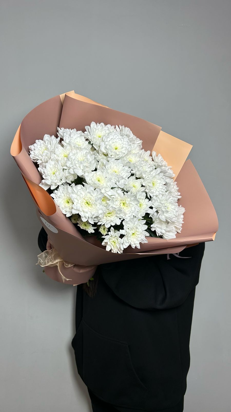 Bouquet of lush chrysanthemums flowers delivered to Ust-Kamenogorsk