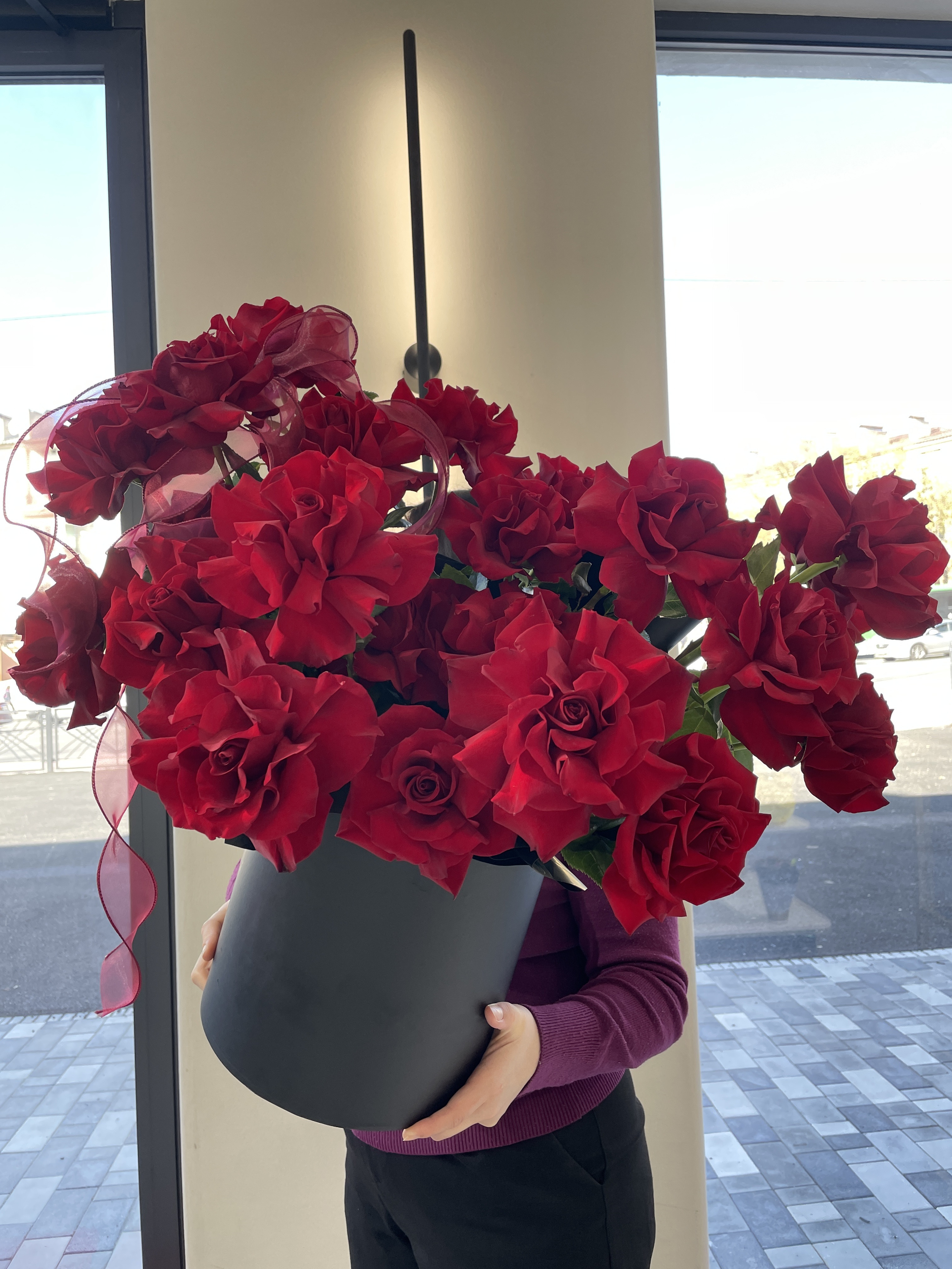 Bouquet of Euphoria flowers delivered to Shymkent