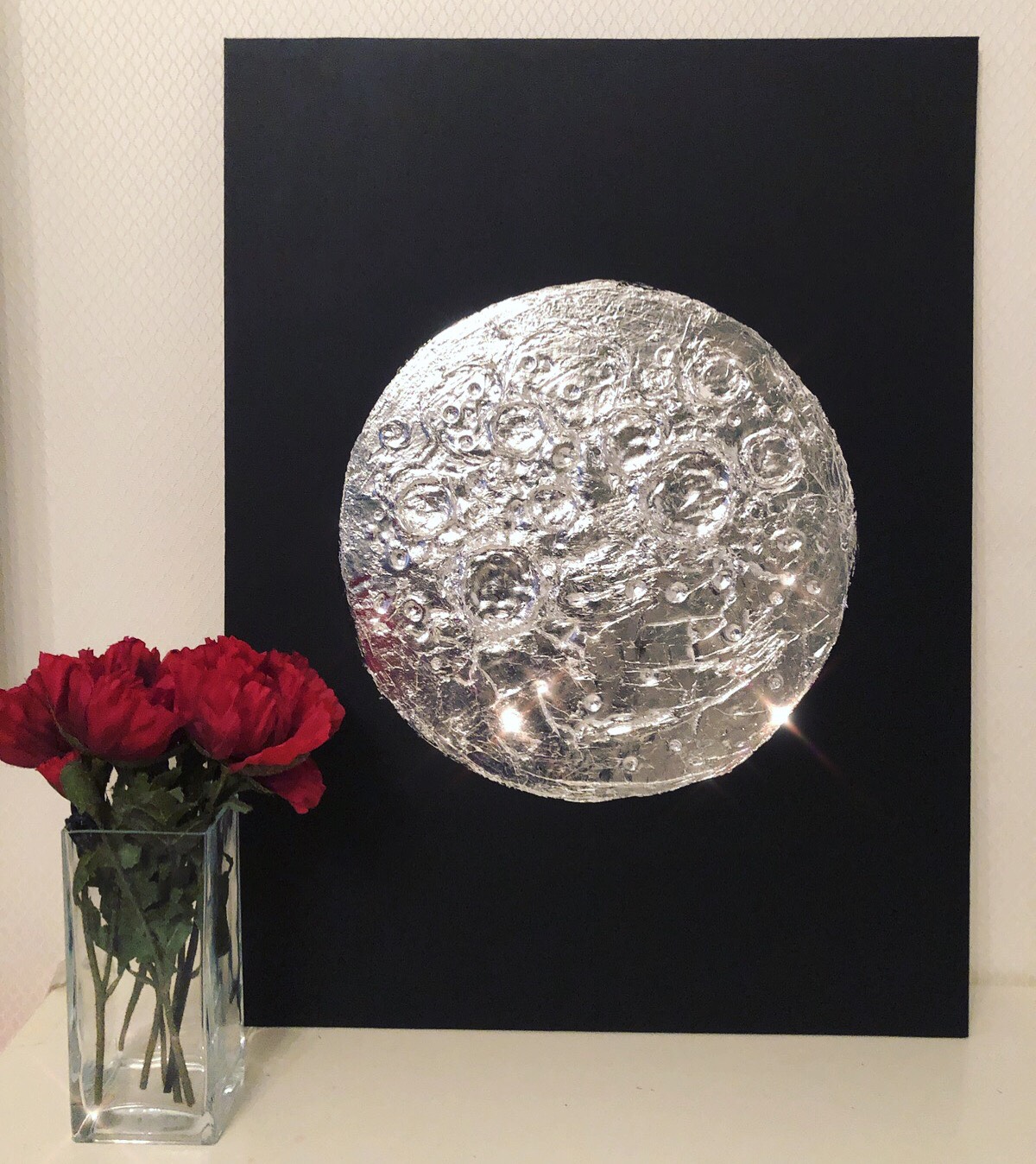 Aluminum Foil Moon Craft