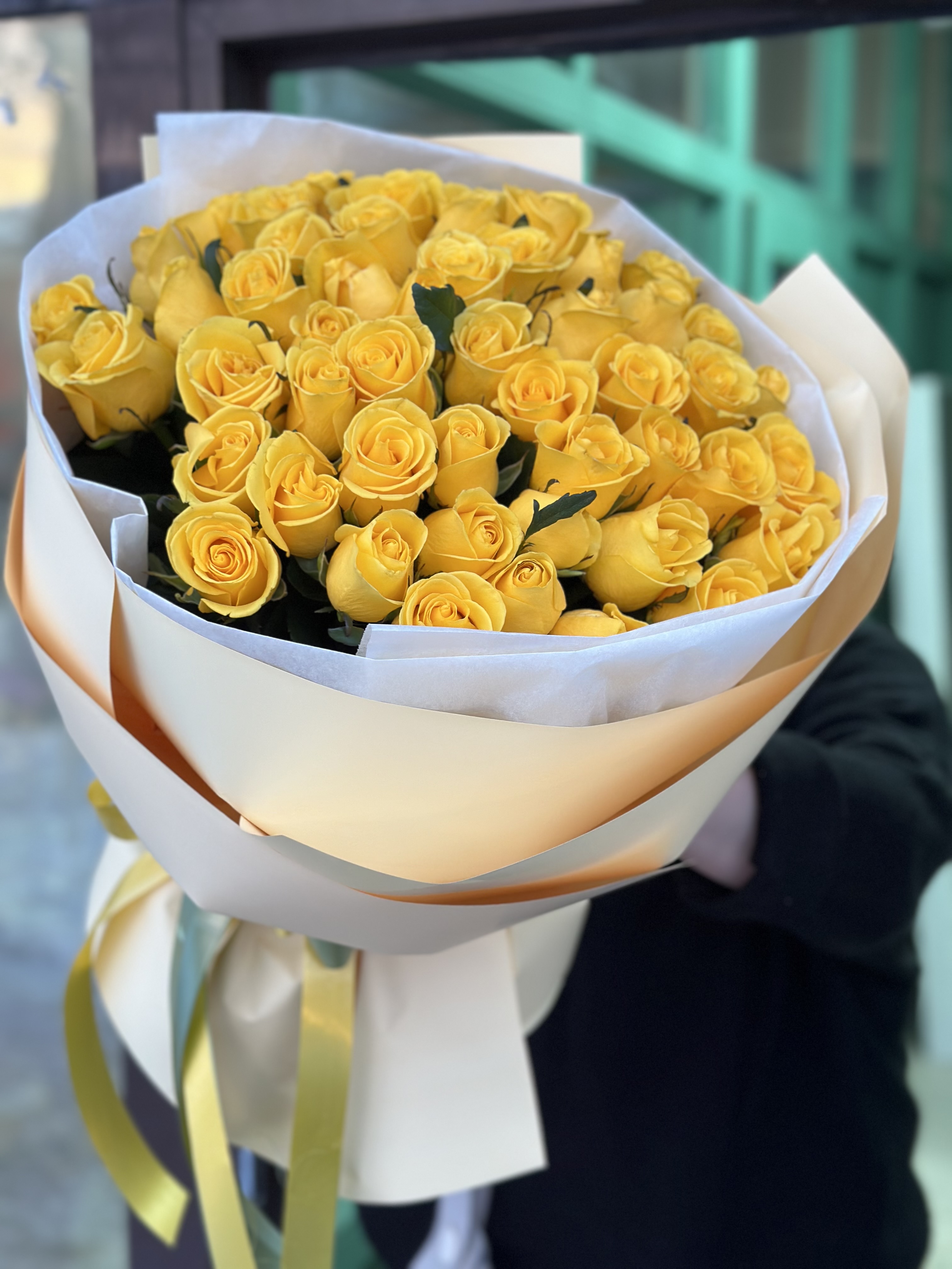 Bouquet of 51 Rose flowers delivered to Karaganda