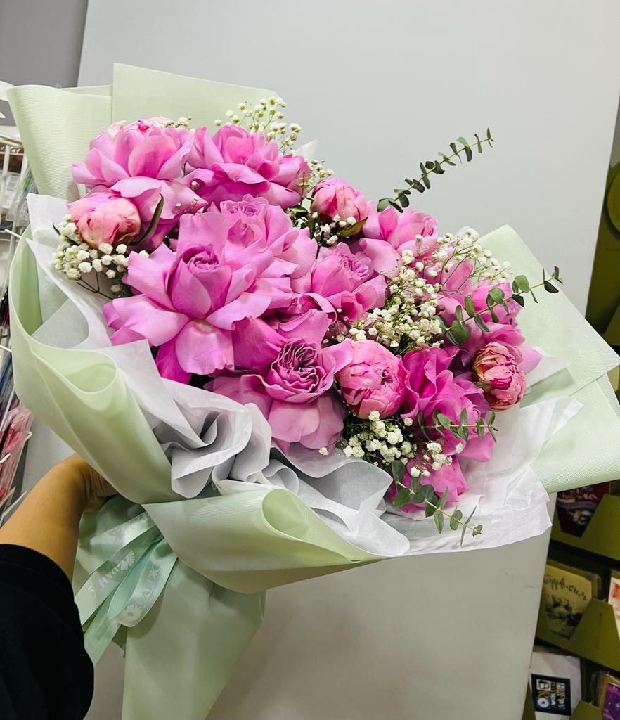 Bouquet of Delight is guaranteed flowers delivered to Almaty