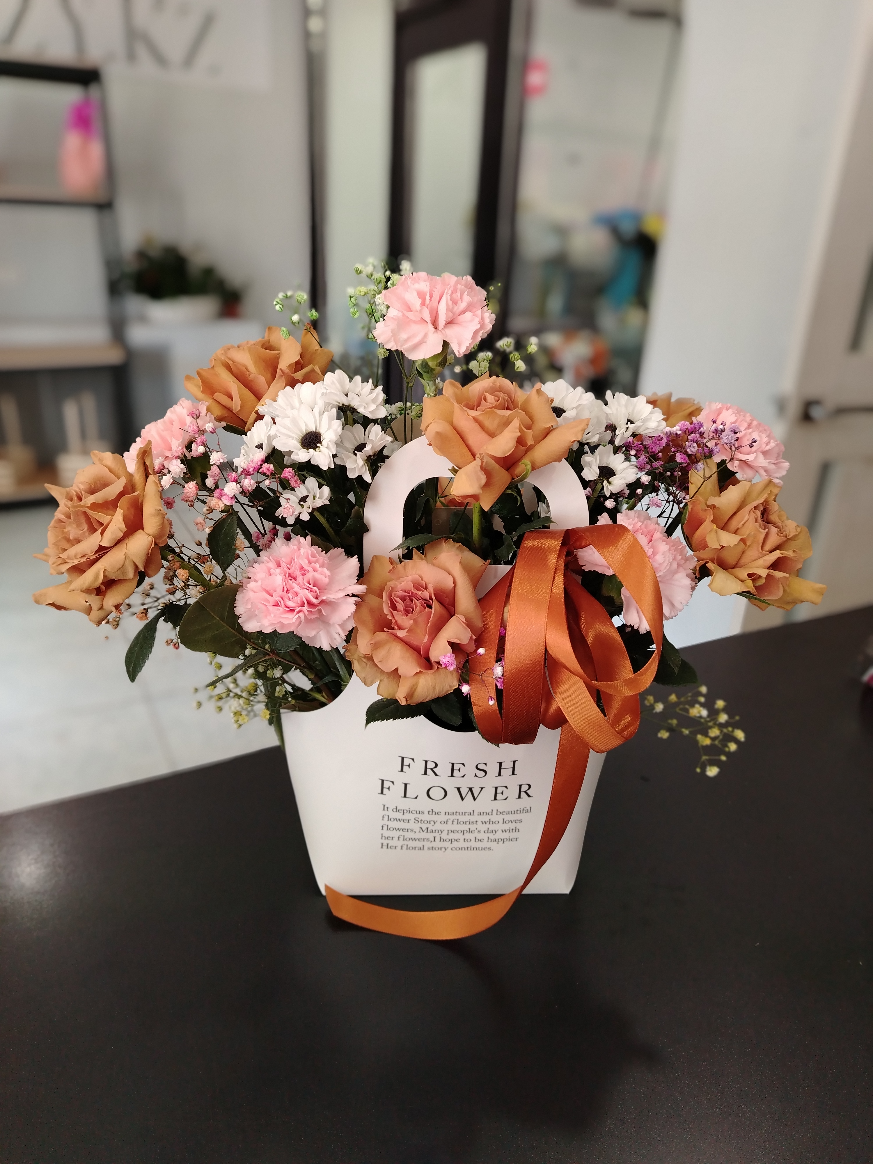 Bouquet of Basket of Love flowers delivered to Pavlodar