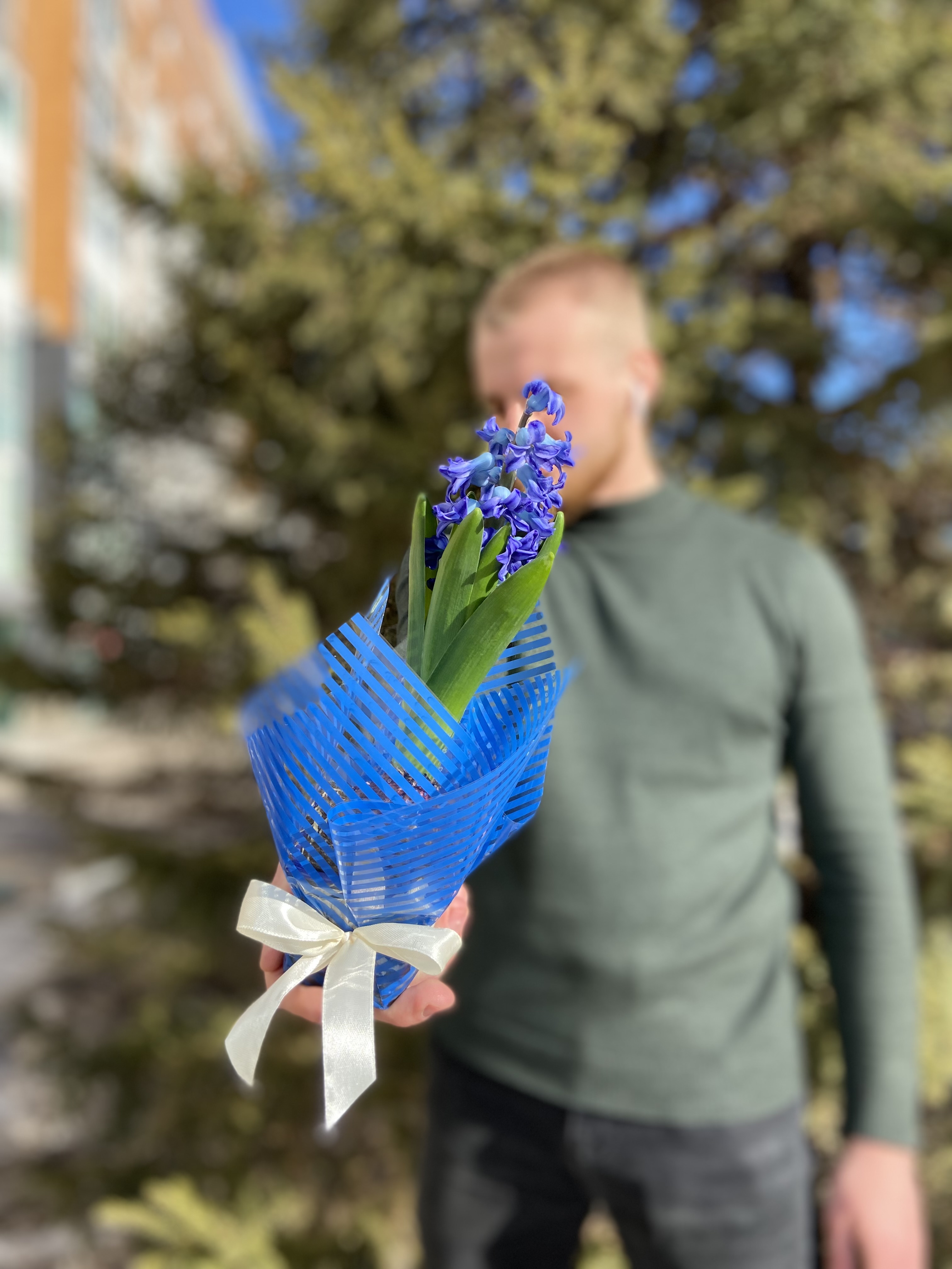 Bouquet of Hyacinth flowers delivered to Astana