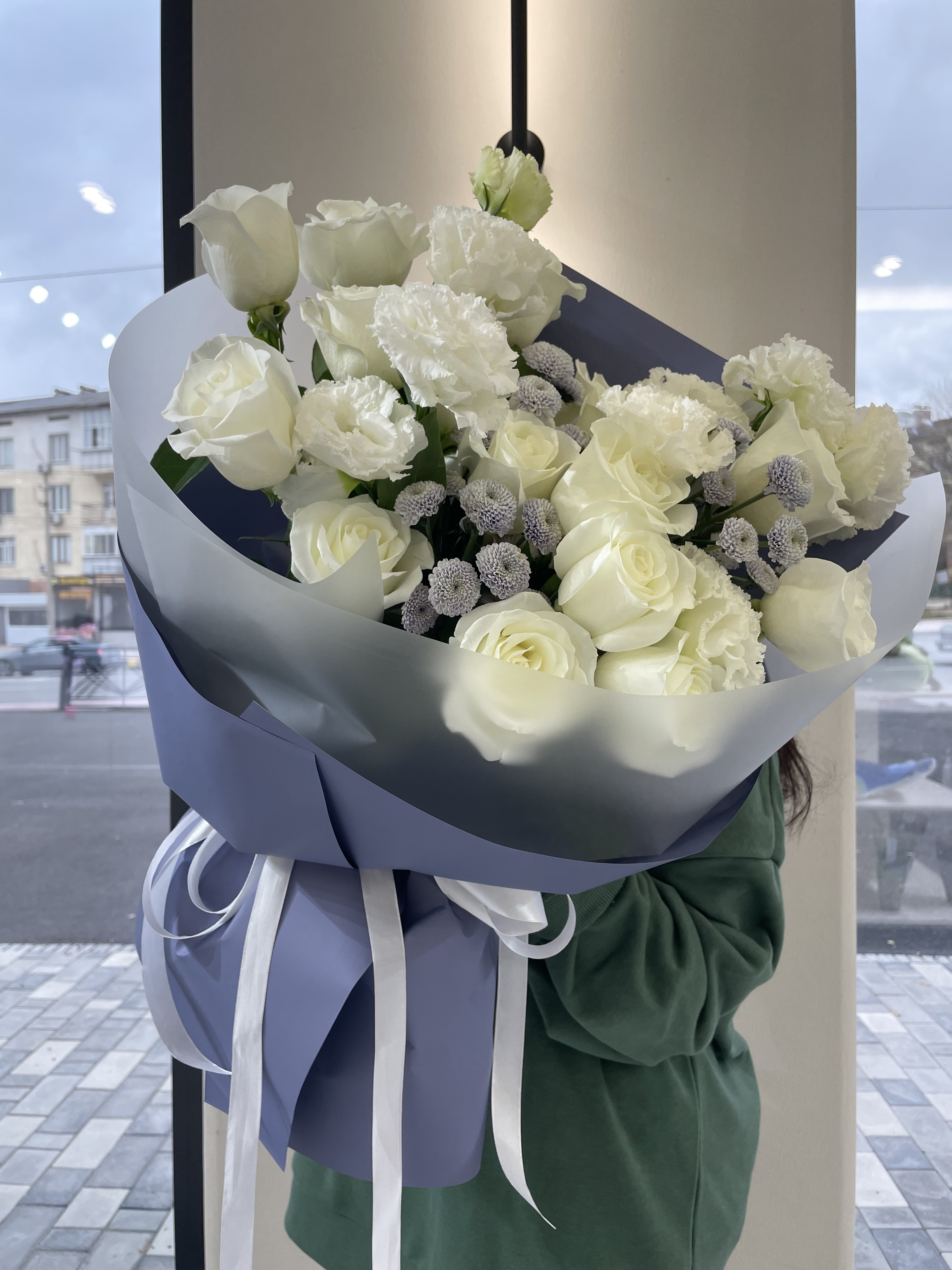 Bouquet of Pure thoughts flowers delivered to Shymkent