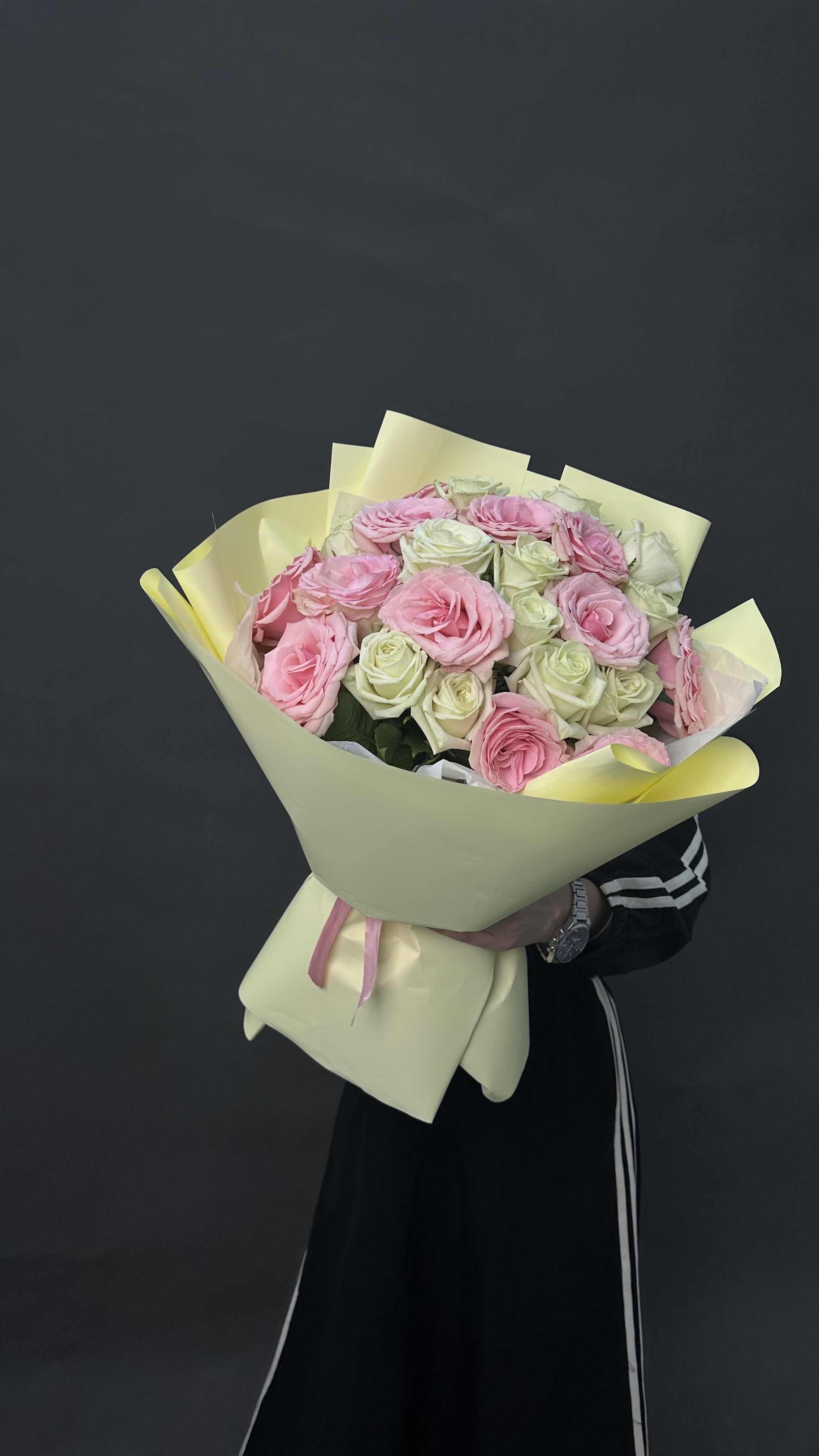 Bouquet of Marshmallow (shade to the florist's taste) flowers delivered to Astana