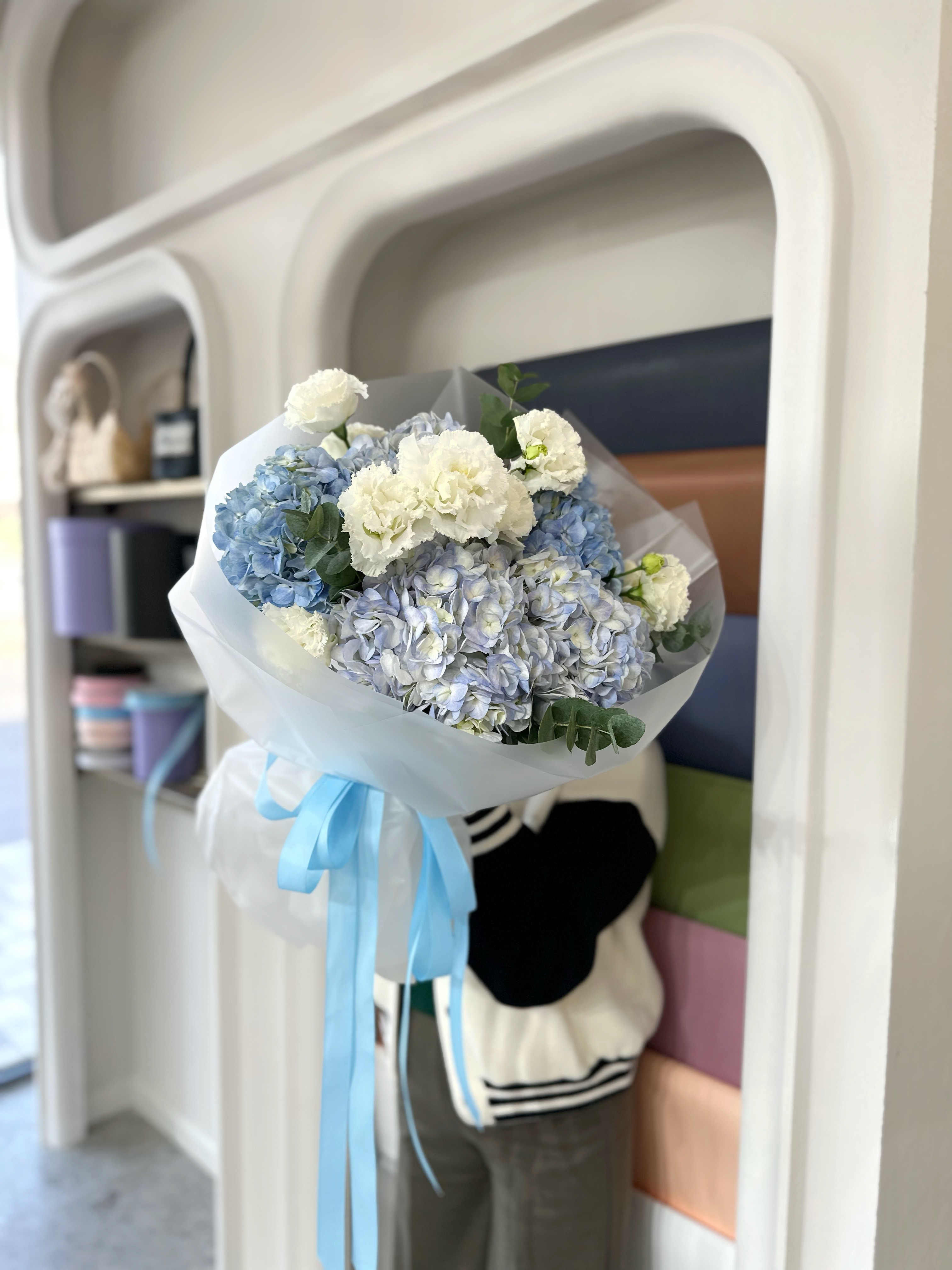 Bouquet of Vanilla Sky flowers delivered to Shymkent
