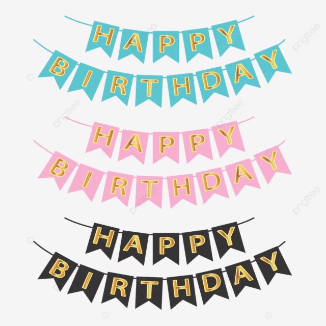 “Happy birthday” растяжка “Happy birthday” растяжка