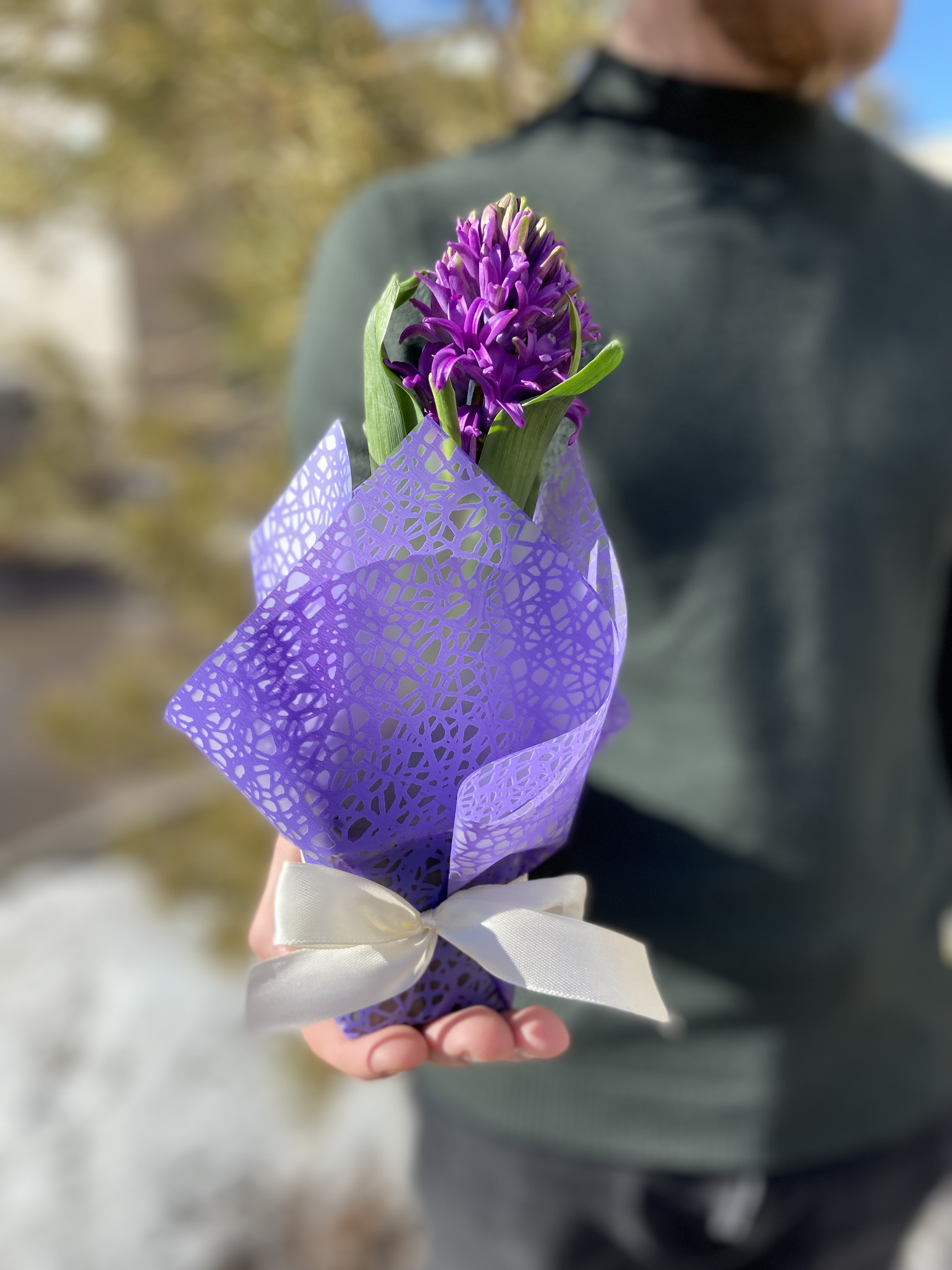 Bouquet of Hyacinth flowers delivered to Astana