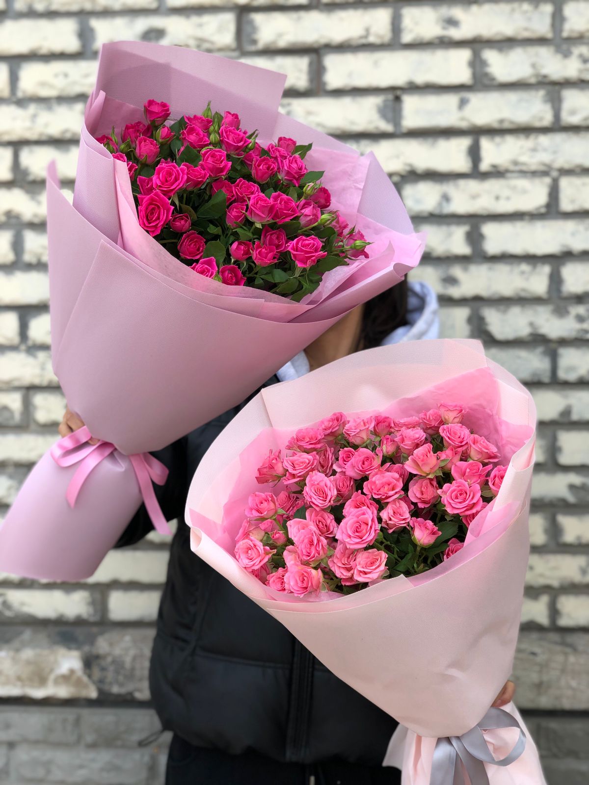 Букет из кустовых роз с доставкой по Алматы