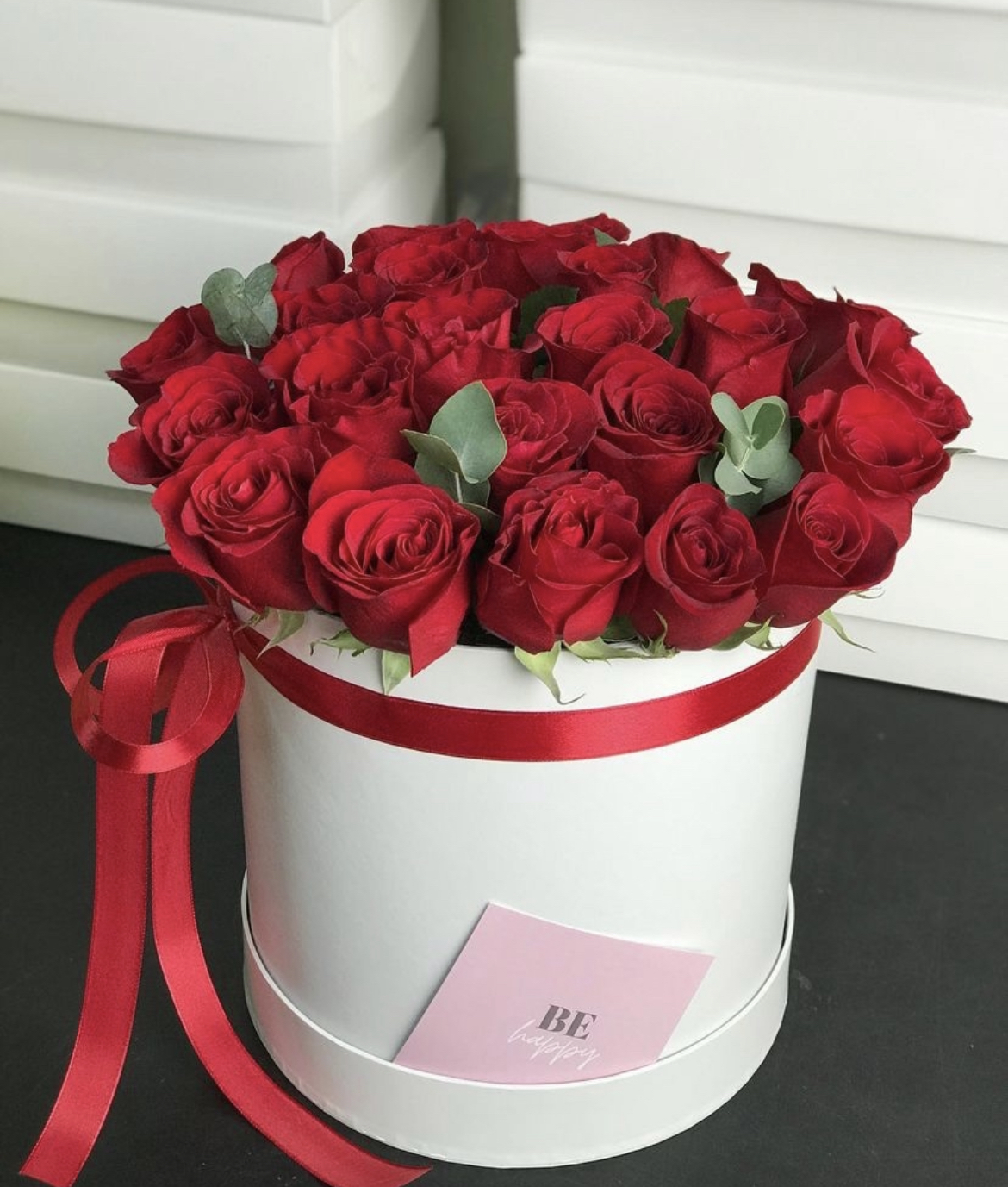 Bouquet of Red roses flowers delivered to Kostanay.