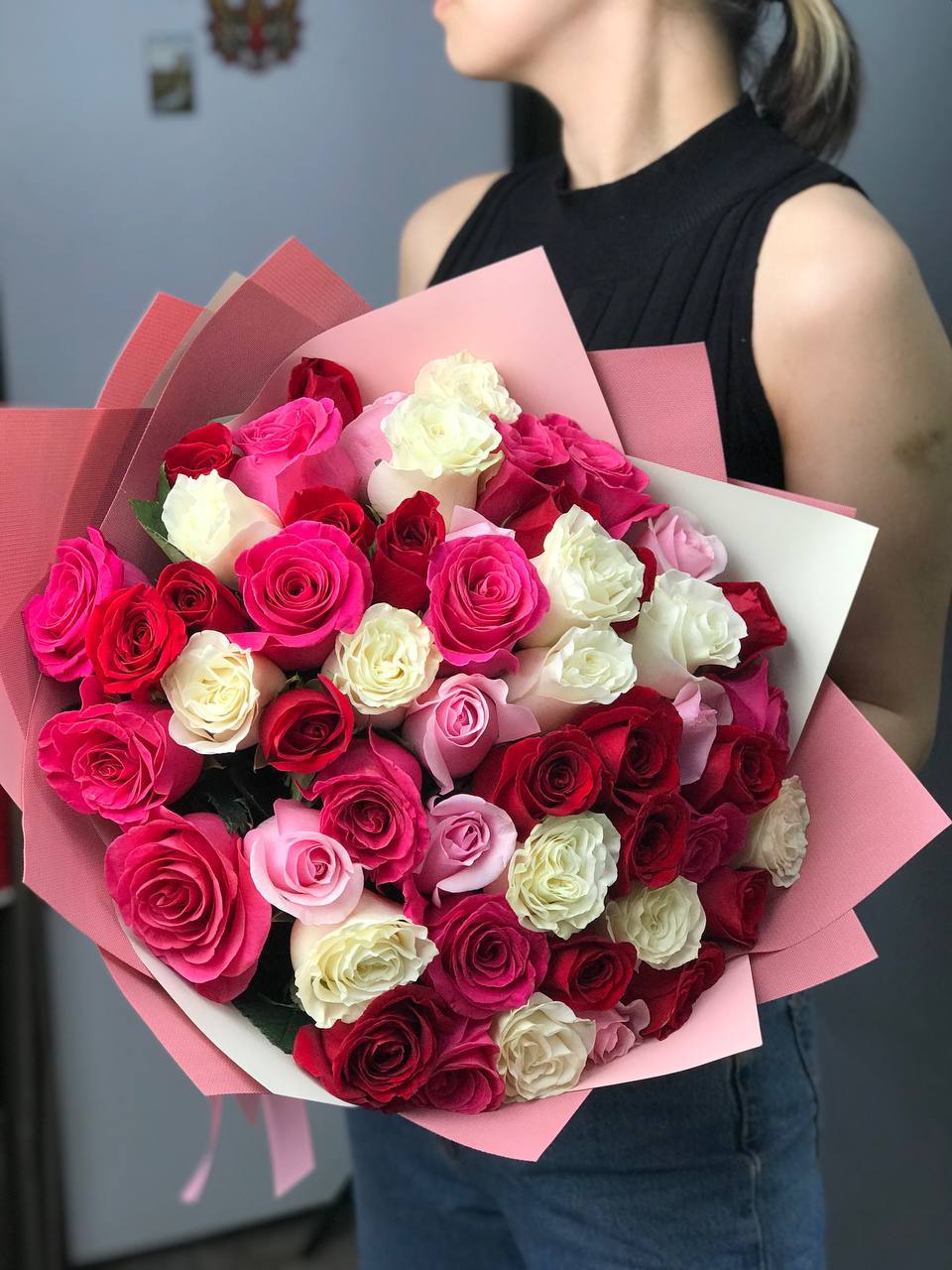 Bouquet of roses Mix 40-50 cm