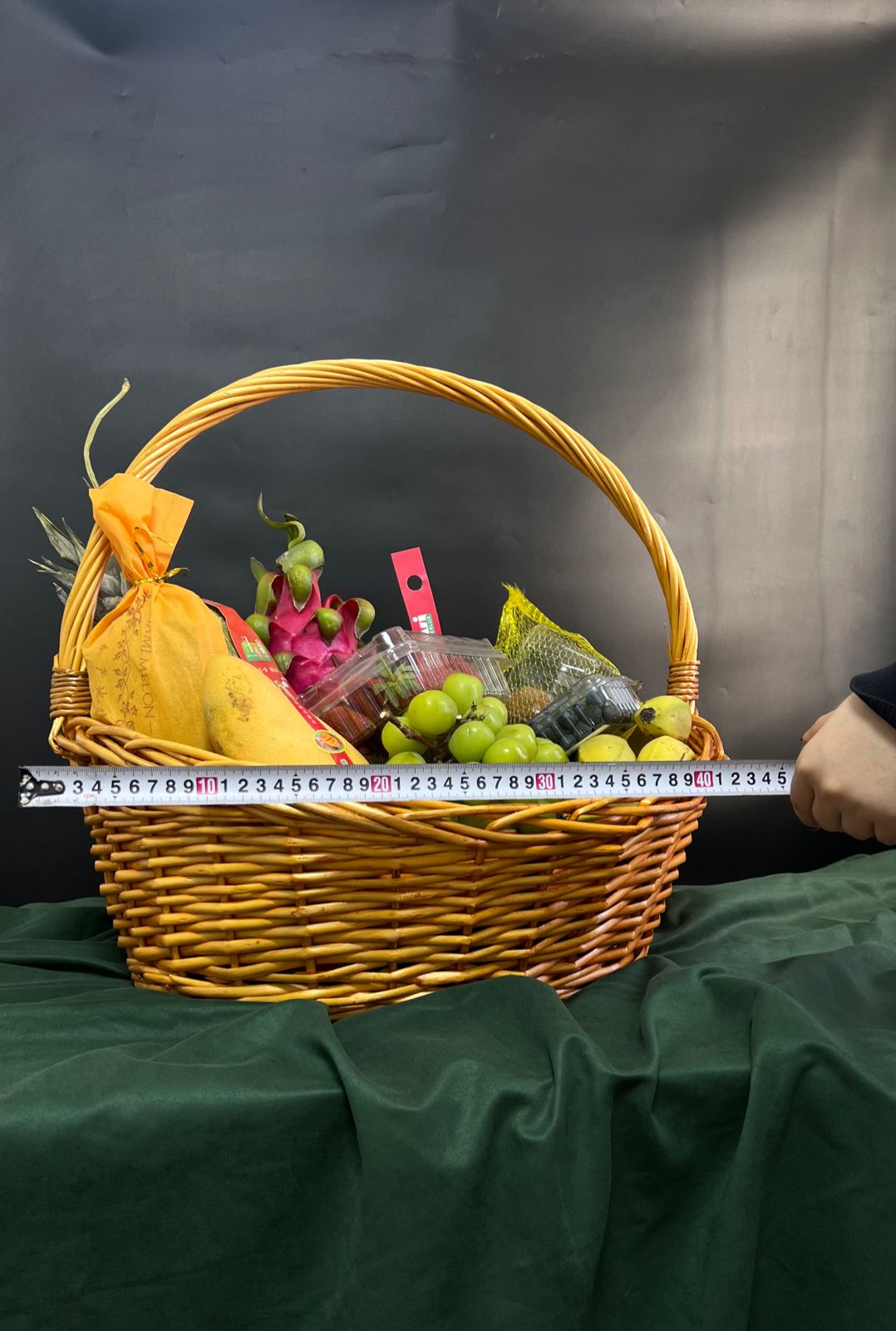 Bouquet of 1 Basket large flowers delivered to Astana