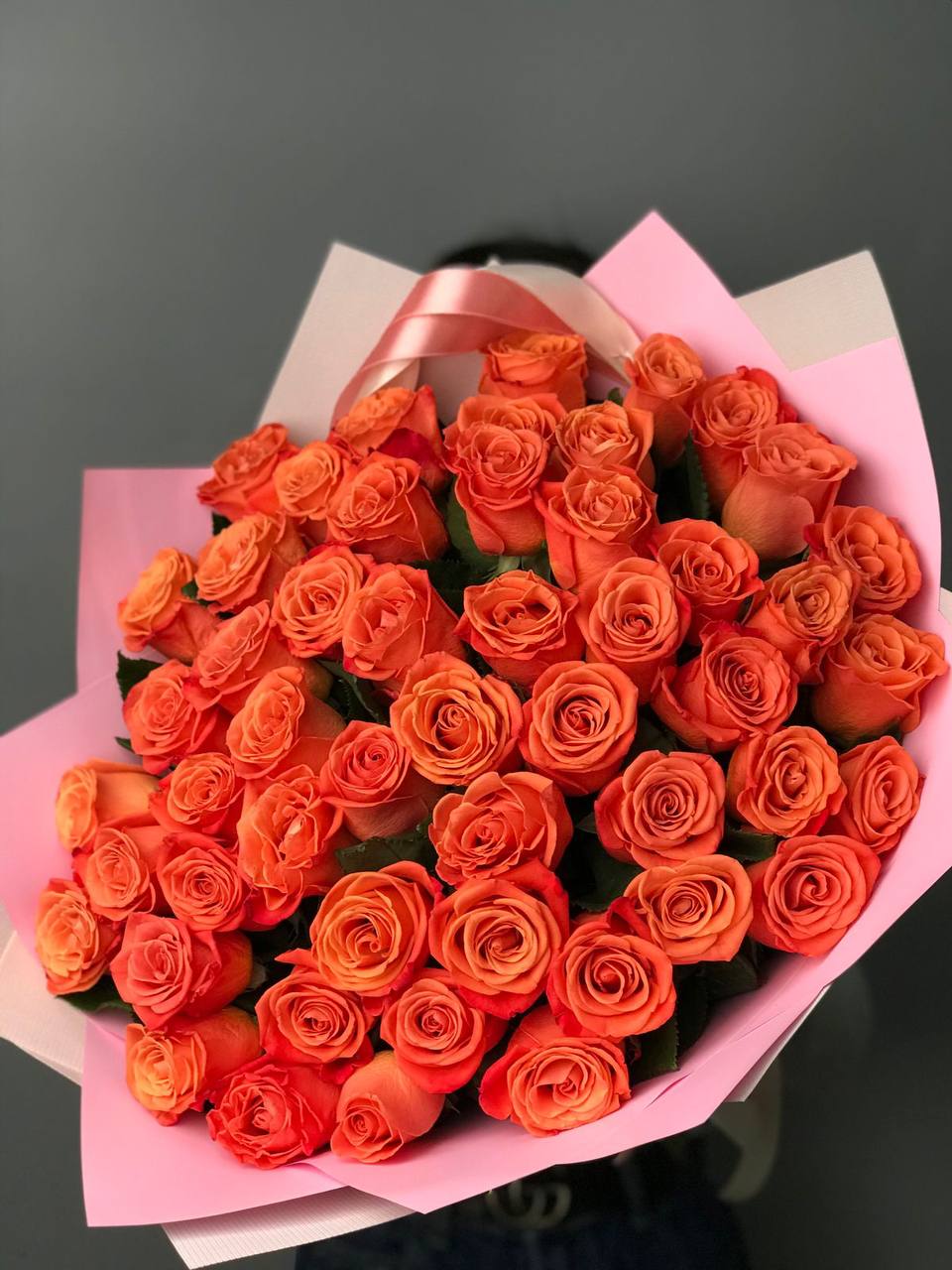 Bouquet of 51 Roses (color to the florist's taste) flowers delivered to Astana