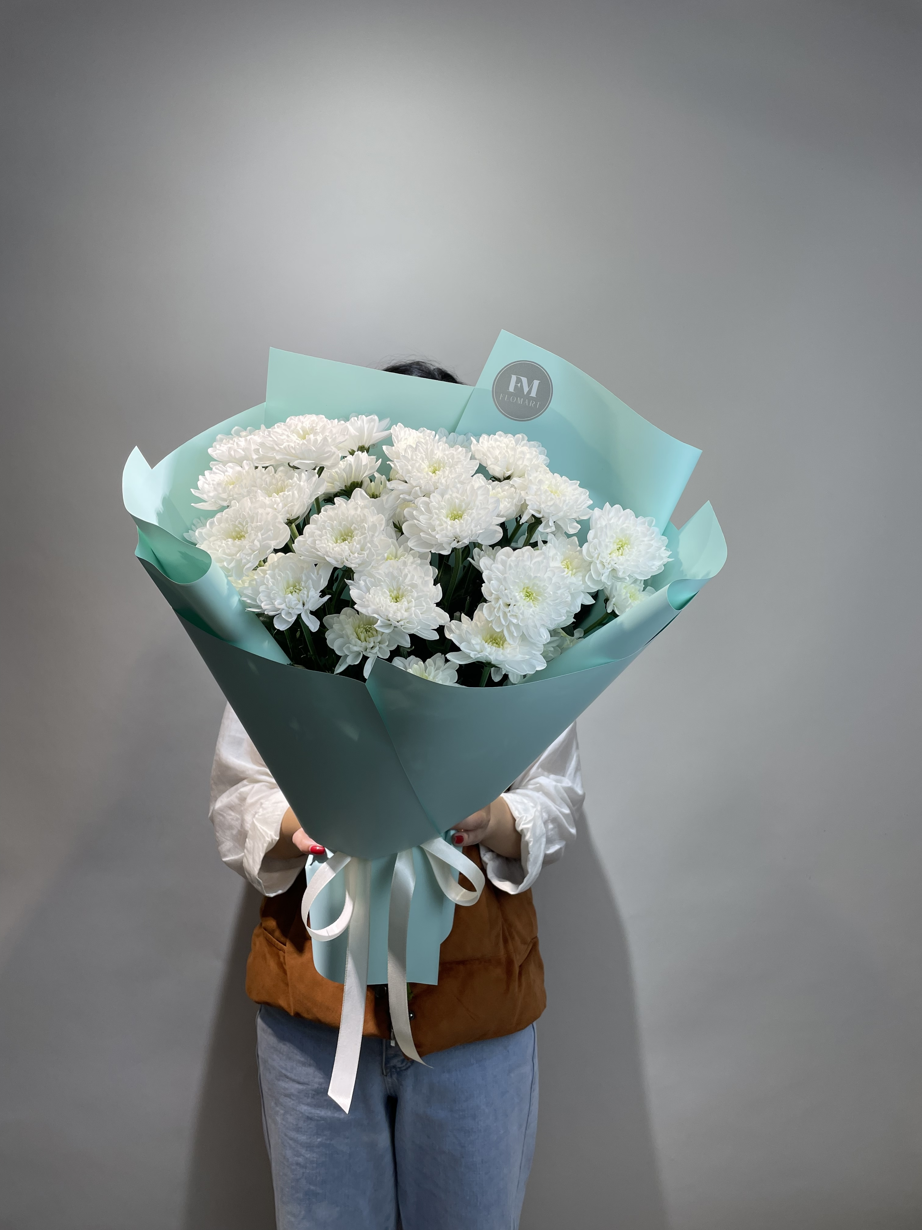 Bouquet of Bouquet of 5 spray chrysanthemums flowers delivered to Astana