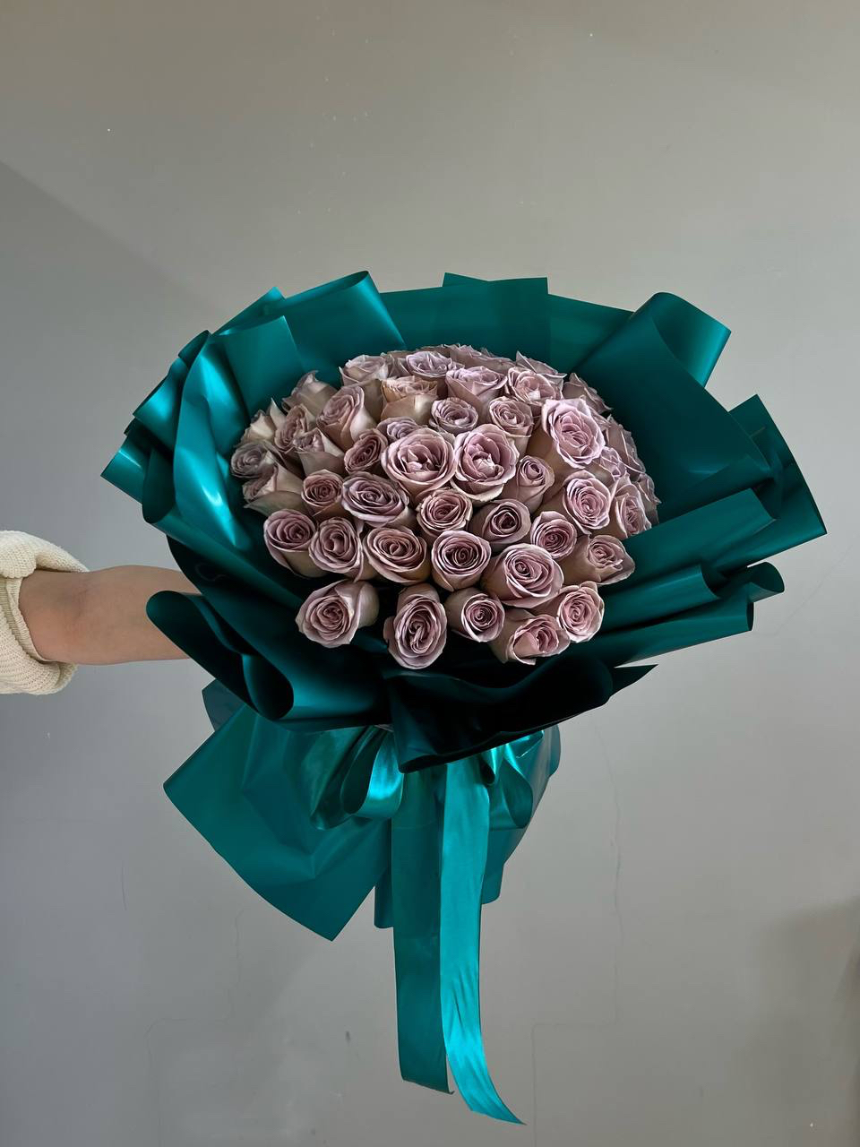 Bouquet of Bouquet of 45 roses flowers delivered to Astana