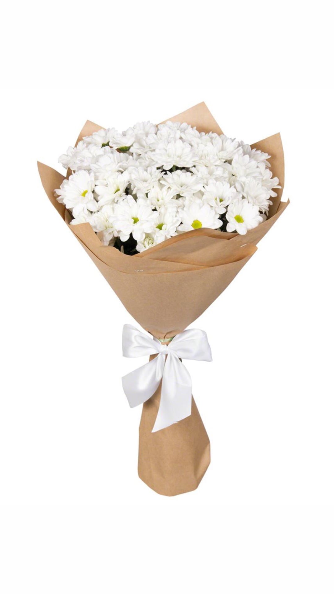 Белоснежная нежность хризантем - купить в Астане с доставкой