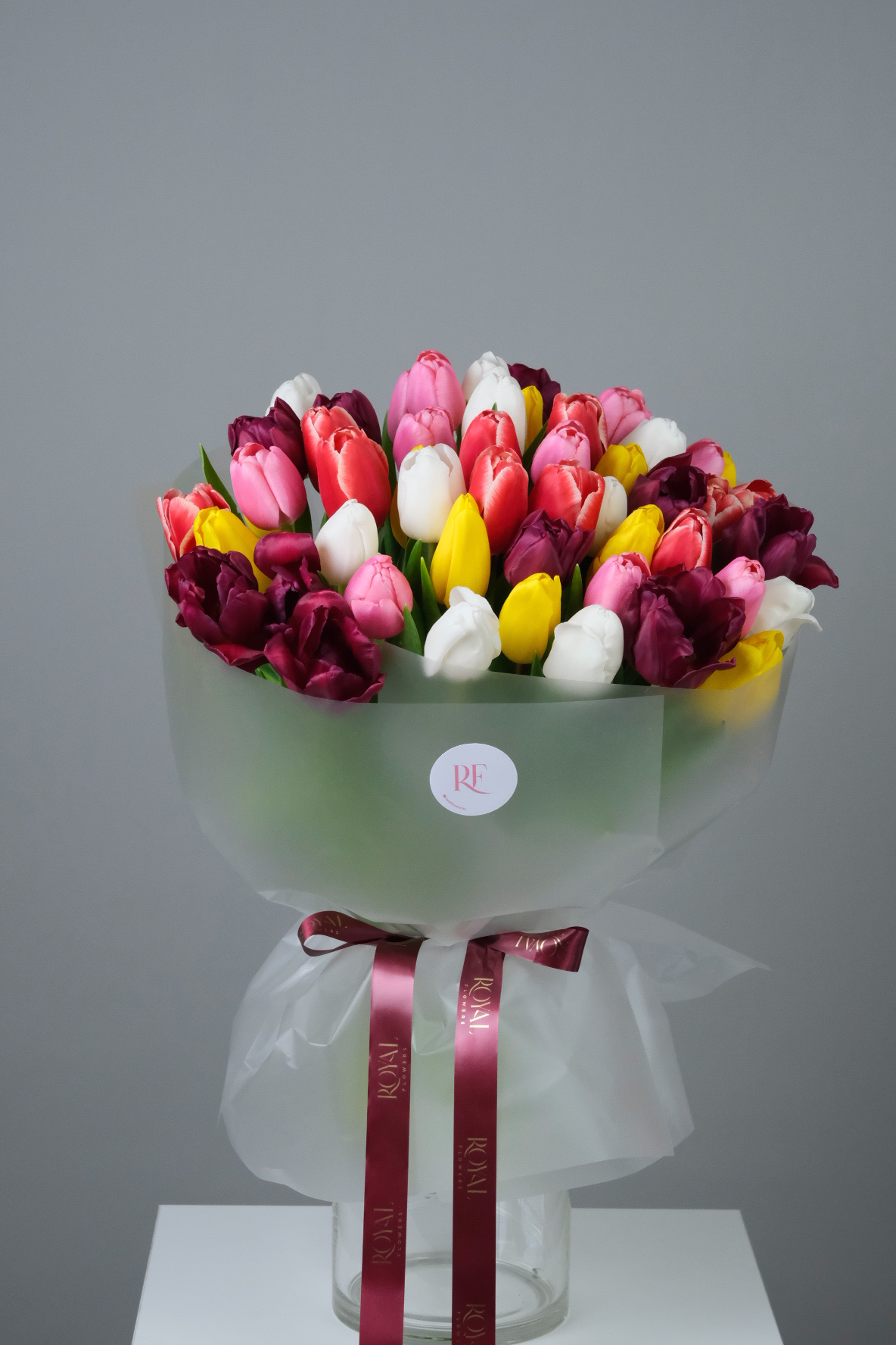 Bouquet of Bouquet of 51 tulips flowers delivered to Almaty