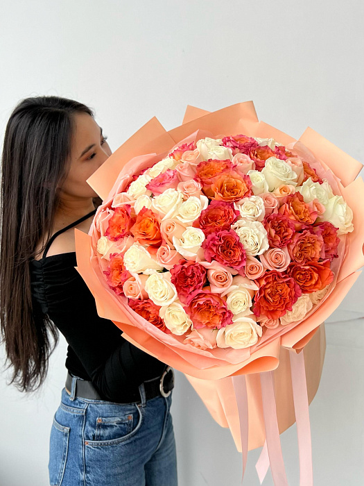 Bouquet of 75 roses