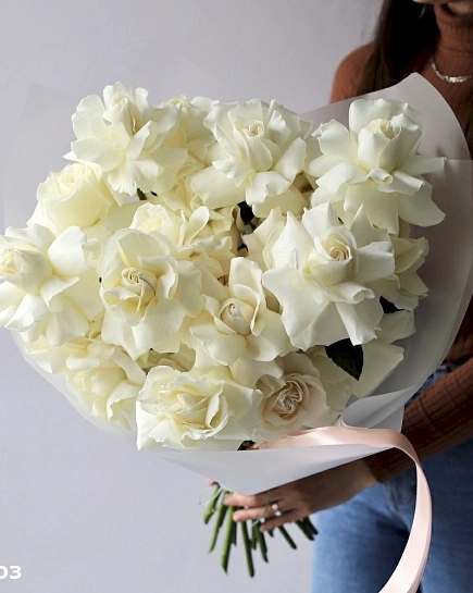 Bouquet of Bouquet Creamy ice cream (25) flowers delivered to Shymkent
