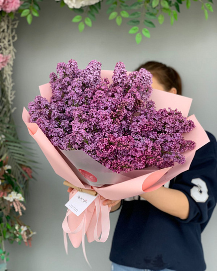 Bouquet of Lilac flowers delivered to Almaty