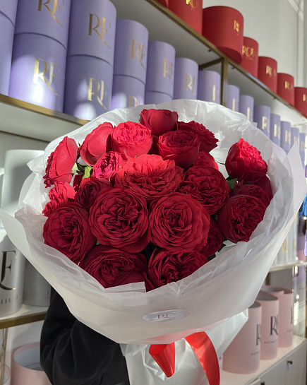 Assembled bouquet with delivery to Astana