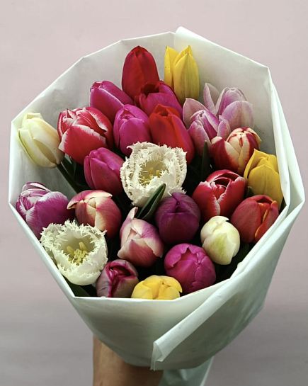 Тюльпаны микс 25 шт с луковицами с доставкой по Алматы