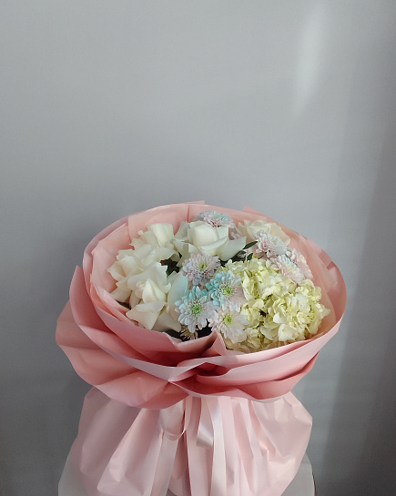 Assembled bouquet with delivery to Astana