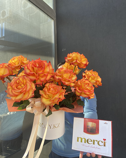 Bouquet of Combo with Mercy flowers delivered to Astana