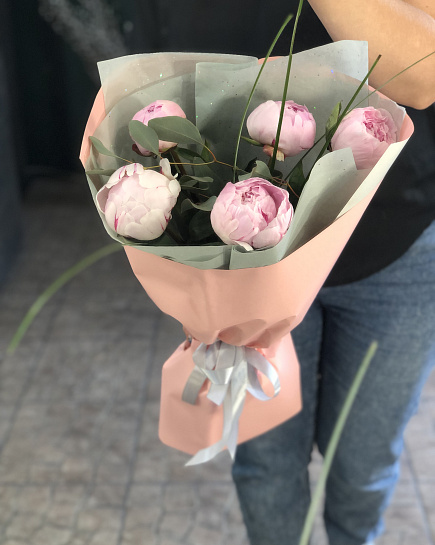 Bouquet of Bouquet of peonies flowers delivered to Astana