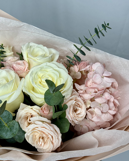 Bouquet of VANILLA ICE CREAM flowers delivered to Almaty