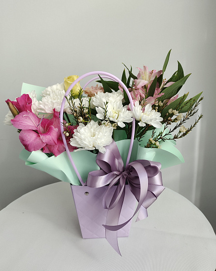 Assembled bouquet with delivery to Astana