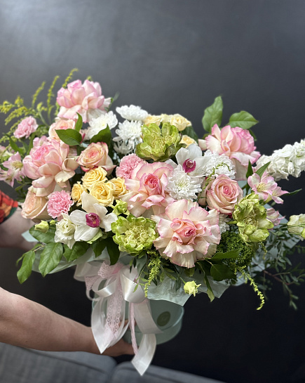 Bouquet of Composition flowers delivered to Astana