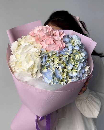 Bouquet of Bouquet of Hydrangea (shade to the taste of the florist) flowers delivered to Astana