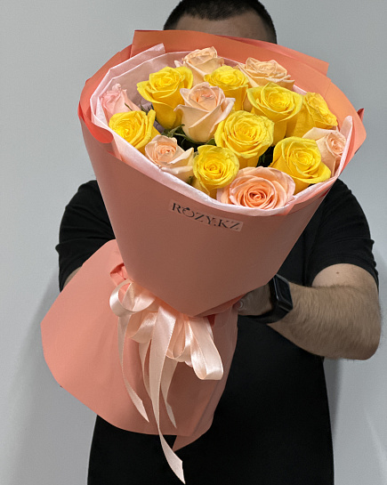 Assembled bouquet with delivery to Astana